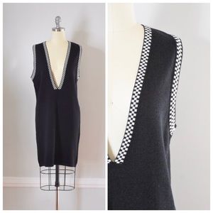 90s Vintage Vest Dress